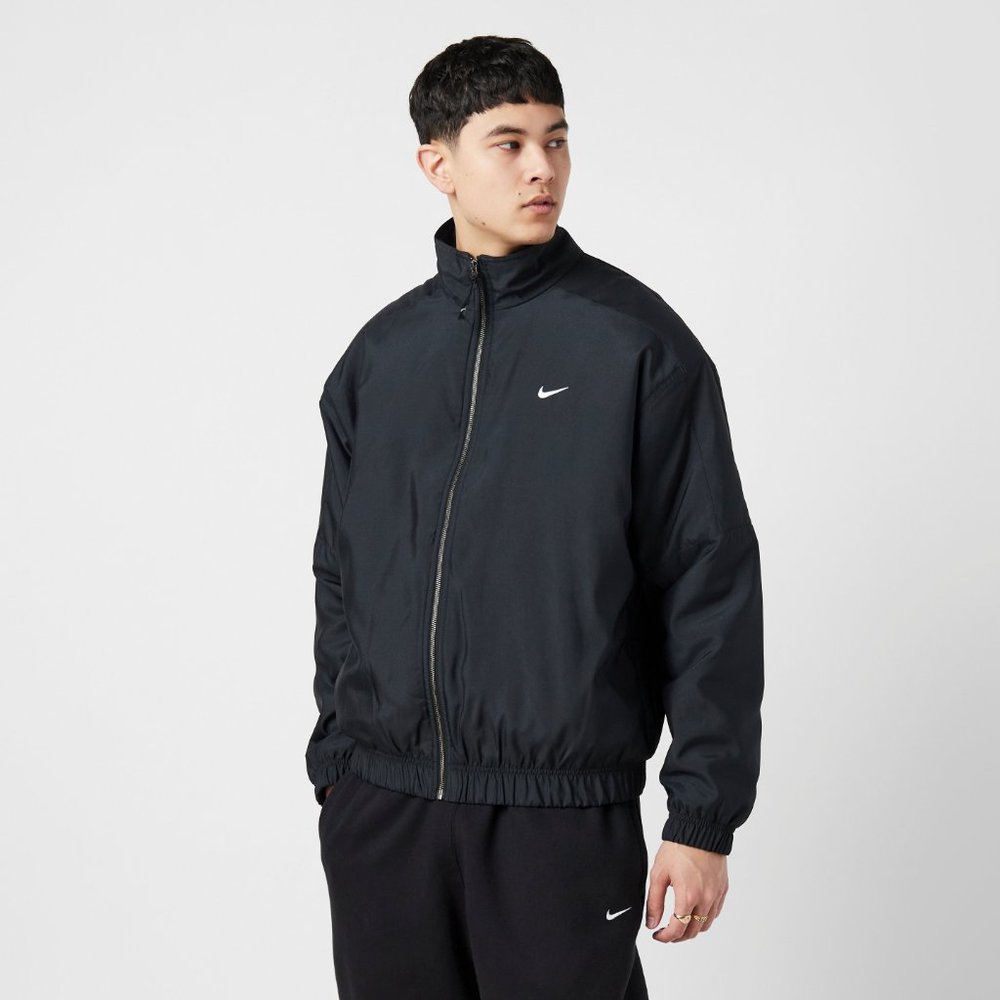 NEW Nike Solo Swoosh Satin Bomber Jacket L [Originally $198]